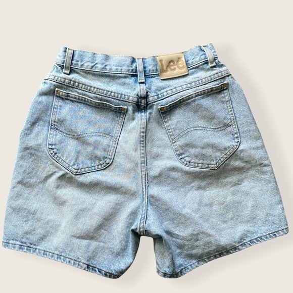 Vintage Lee Super High Rise Jean Shorts - Picture 2 of 5